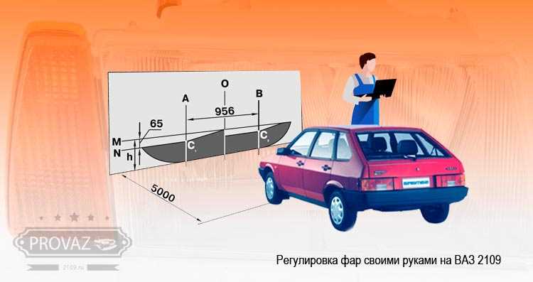 Как правильно отрегулировать фары на ваз 2109 Как правильно отрегулировать фары на ваз 2109