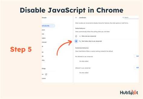 Как временно отключить JavaScript с помощью расширений Chrome