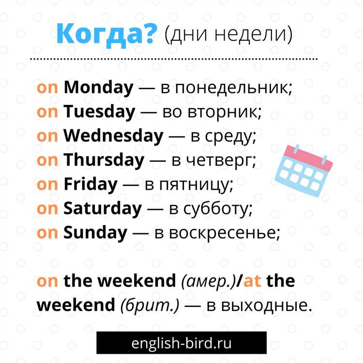 Как получить текущий день недели с помощью DateTime