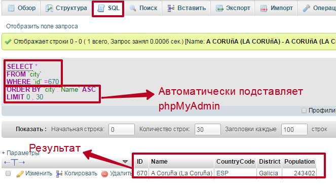 Как вывести данные из базы в виде таблицы HTML