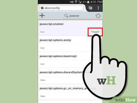 Как включить JavaScript в браузере Opera для Android