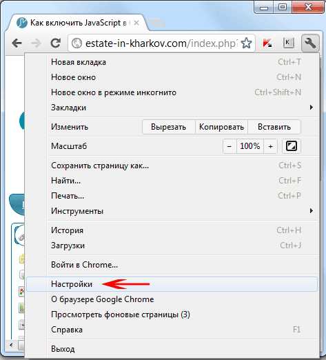 Как включить javascript в ie