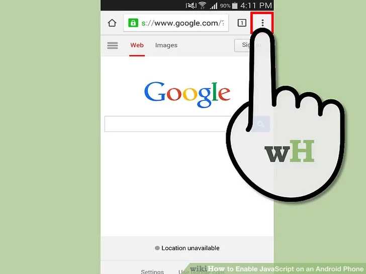 Как проверить работу JavaScript после его включения в Tor на Android