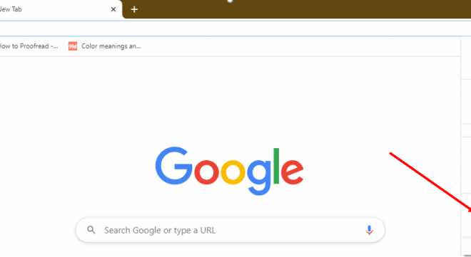 Открытие настроек браузера Google Chrome