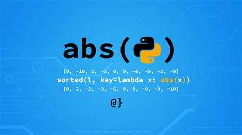 Что такое abs в python Что такое abs в python