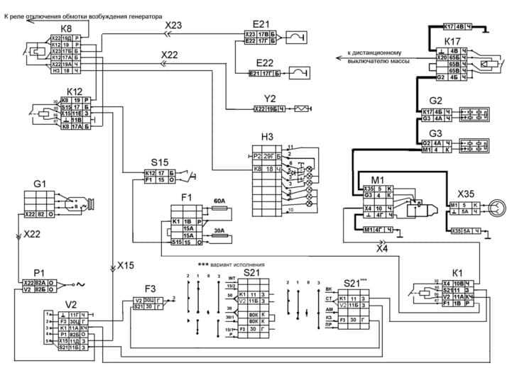 Основные причины неисправности реле стартера Камаз евро 1