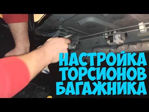 Как отрегулировать торсионы на луазе
