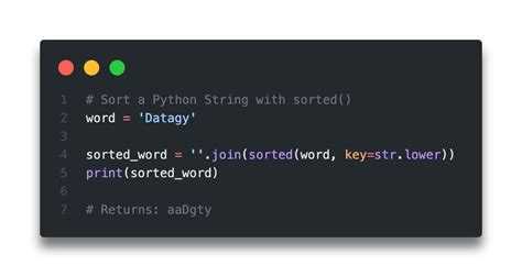 Как отсортировать список с помощью функции sorted()