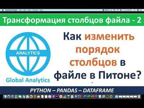 Как изменить названия столбцов при загрузке данных из CSV