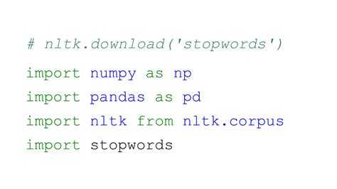 Как подключить библиотеку в python nltk