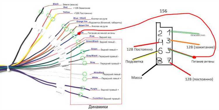 Подключение проводки к новой магнитоле