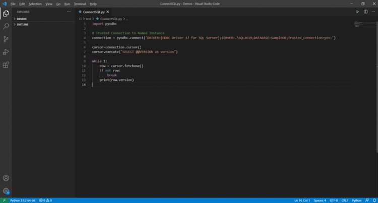 Установка необходимых библиотек для работы с базой данных