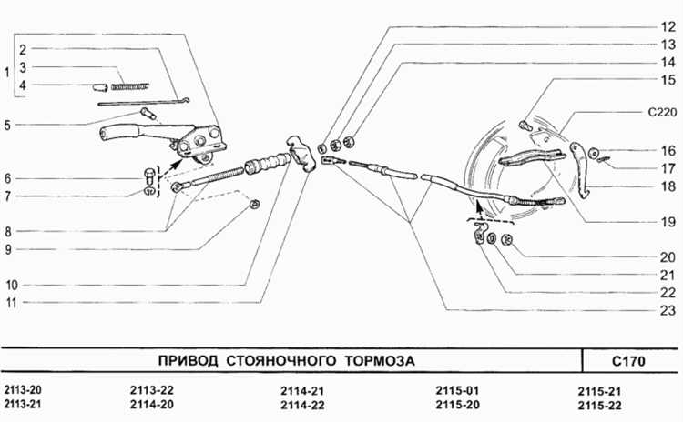 Пошаговая инструкция по подтяжке троса ручного тормоза