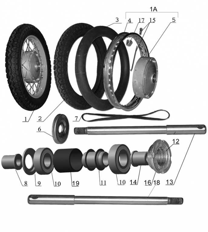 Проверка зазоров колес КРАЗа в арках Урала