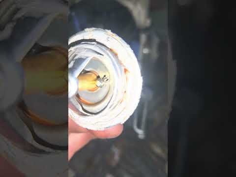 Установка нового термостата и прокладки