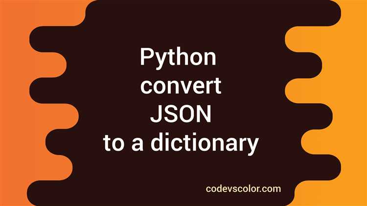 Простой способ преобразования словаря в JSON-строку