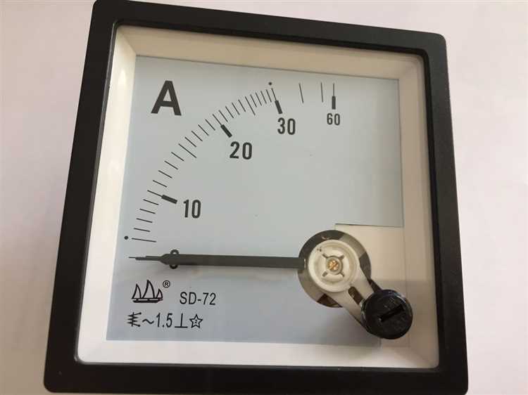 Проверка работы амперметра при запуске двигателя