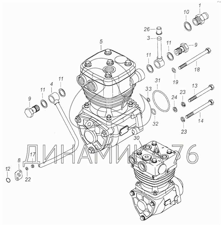 Диагностика звуков и вибраций компрессора КамАЗ