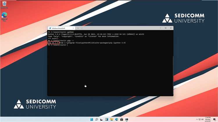 Как проверить наличие Python в списке программ в Панели управления