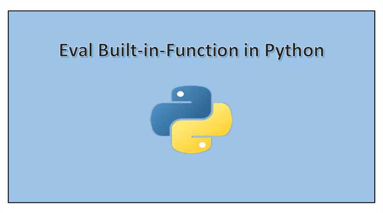 Как работает функция eval python Как работает функция eval python