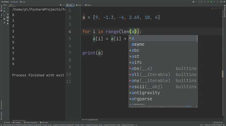 Продолжение работы цикла с помощью continue в Python