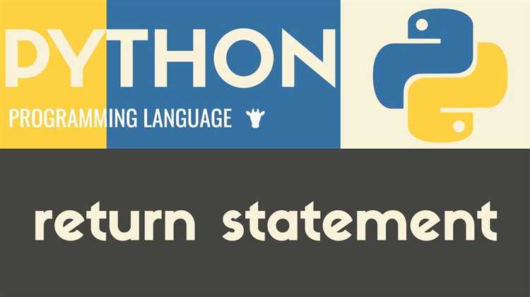 Как работает return python