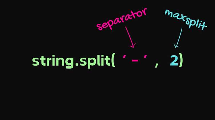 Использование undefinedsplit()</code> на строках с Unicode-символами или с символами разных кодировок может привести к некорректным результатам, если кодировка строки не была правильно определена. Важно всегда проверять и задавать кодировку при чтении данных, особенно если строки содержат специальные символы. В случае работы с различными кодировками рекомендуется использовать модуль <code>chardet</code> для определения кодировки или явно указывать ее при открытии файлов.»></p>
<h2>Вопрос-ответ:</h2>
<h4>Что такое метод split в Python?</h4>
<p>Метод `split` в Python используется для разделения строки на подстроки. Он возвращает список, в котором элементы — это части исходной строки, разделённые по определённому символу или по пробелу по умолчанию. Этот метод можно применять для удобного извлечения данных из строки.</p>
<h4>Как работает метод split, если не указать разделитель?</h4>
<p>Если при вызове метода `split` не указать разделитель, то строка будет разделена по пробелам. При этом несколько пробелов подряд будут восприниматься как один разделитель, а лишние пробелы в начале и в конце строки будут проигнорированы.</p>
<h4>Можно ли использовать метод split с несколькими разделителями?</h4>
<p>Метод `split` по умолчанию не поддерживает несколько разделителей. Однако, если необходимо использовать несколько символов для разделения, можно применить регулярные выражения с модулем `re`. Например, с помощью функции `re.split` можно указать несколько символов для разделения строки.</p>
<h4>Какие аргументы принимает метод split в Python?</h4>
<p>Метод `split` принимает два аргумента: разделитель и максимальное количество разделений. Разделитель указывается для того, чтобы определить, по какому символу или подстроке будет происходить разделение. Если разделитель не указан, по умолчанию используется пробел. Аргумент `maxsplit` определяет, сколько раз будет выполнено разделение. Если `maxsplit` не указан, строка разделяется на максимальное количество частей.</p>
<h4>Приведите пример использования метода split с максимальным числом разделений.</h4>
<p>Допустим, у нас есть строка `»apple orange banana kiwi»`. Если мы вызовем метод `split(‘ ‘, 2)`, результатом будет список `[‘apple’, ‘orange’, ‘banana kiwi’]`. Здесь строка разделена на три части, при этом максимальное количество разделений — два. Оставшиеся слова оказываются в последнем элементе списка.</p>
<h4>Как работает метод split() в Python?</h4>
<p>Метод split() в Python используется для разделения строки на части, используя разделитель. По умолчанию разделителем является пробел. Метод возвращает список подстрок, которые образуются после разделения исходной строки. Например, строка `»яблоко банан апельсин».split()` вернет список: `[‘яблоко’, ‘банан’, ‘апельсин’]`. Если вы хотите использовать другой разделитель, нужно передать его в качестве аргумента метода. Например, `»яблоко,банан,апельсин».split(«,»)` вернет список: `[‘яблоко’, ‘банан’, ‘апельсин’]`.</p>
<!-- CONTENT END 1 -->
							</div>
						</article>

						<div class=