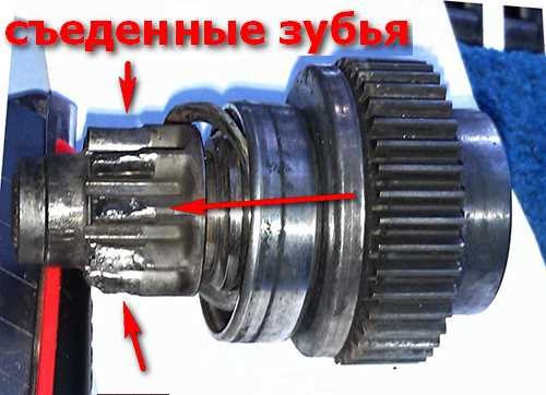 Инструменты и материалы для разборки бендикса стартера ЗАЗ Форза