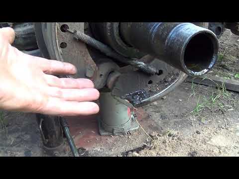 Сборка узла и проверка работы тормозов при прокатке автомобиля