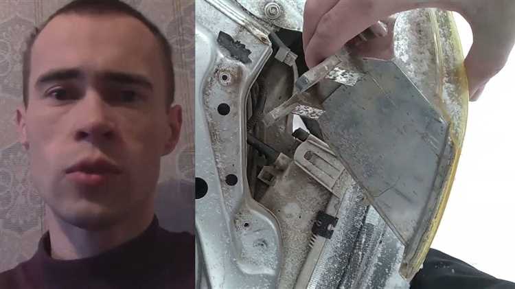 Удаление креплений поворотника