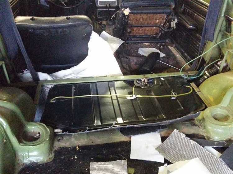 Подготовка автомобиля к снятию топливного бака