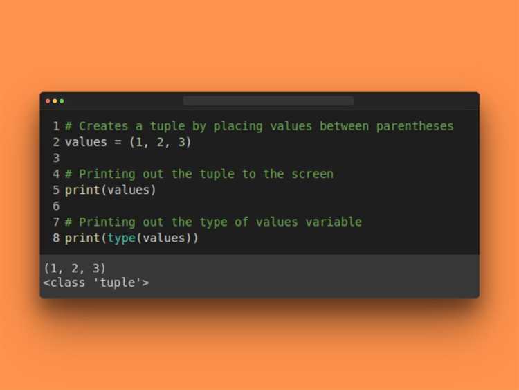 Как создать кортеж в python из 2 элементов