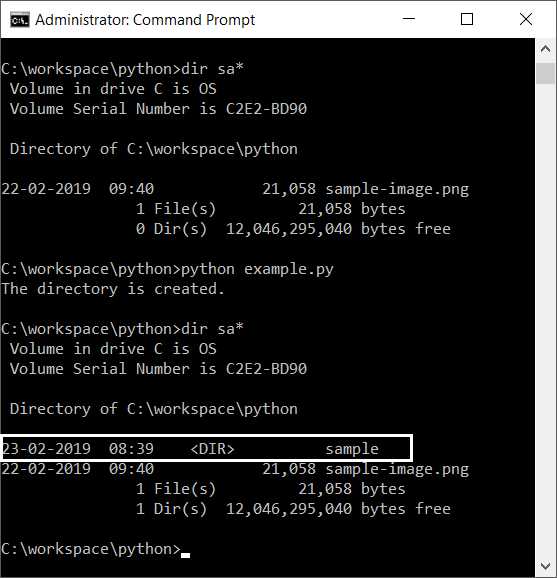 Как создать рабочий каталог для python