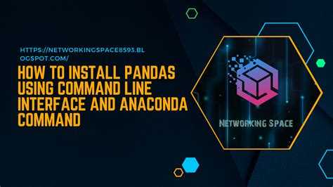 Установка pandas с использованием Anaconda