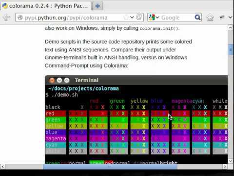 Как установить colorama python 3