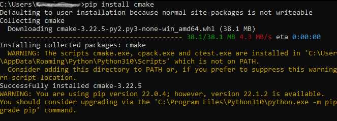 Как установить dlip python windows