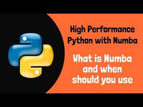Установка numba через pip на Windows, macOS и Linux