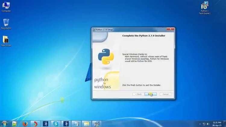 Как установить python на виндовс 7