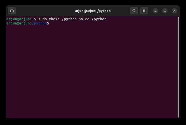 Как установить python ubuntu