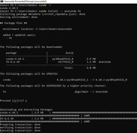 Проверка наличия tkinter в Python на Windows