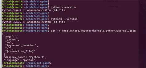 Как узнать версию python в jupiter notebook