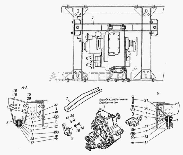 Подготовка КамАЗа к включению блокировки раздаточной коробки