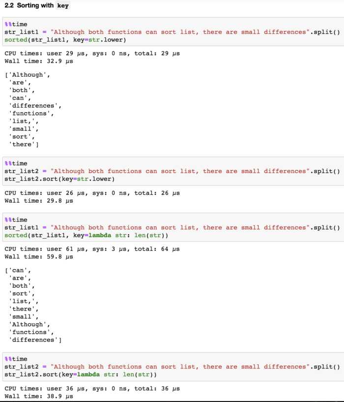 Применение встроенных функций сортировки в Python: преимущества и ограничения
