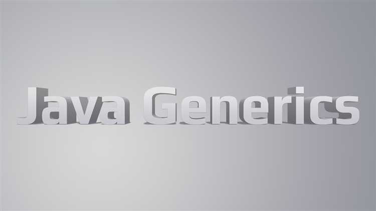 Что такое generics в java