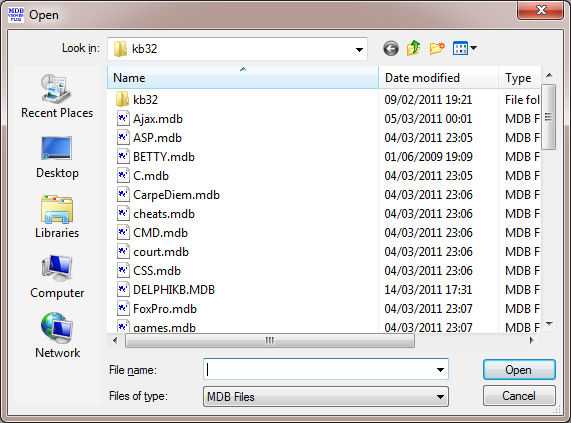 Рекомендации по использованию MDB