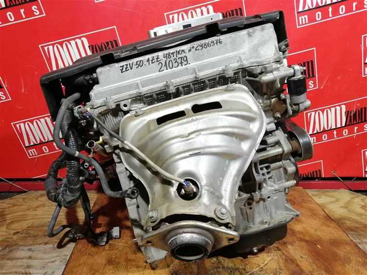 Где находится номер двигателя 1zz toyota виш