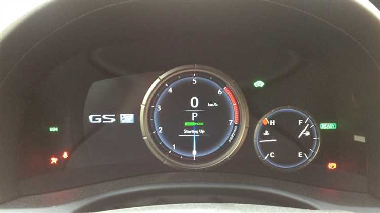 Расположение селектора в различных комплектациях Lexus GS450h