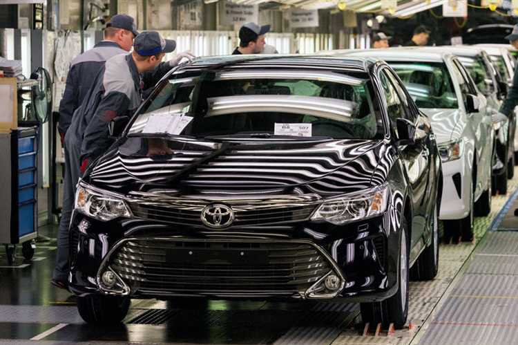 Локализация компонентов: где производятся детали для Toyota Camry
