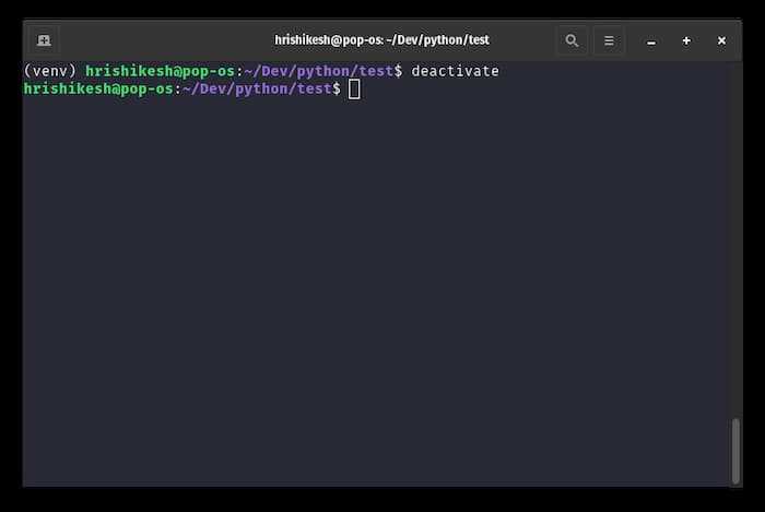 Как активировать виртуальное окружение в Linux и macOS
