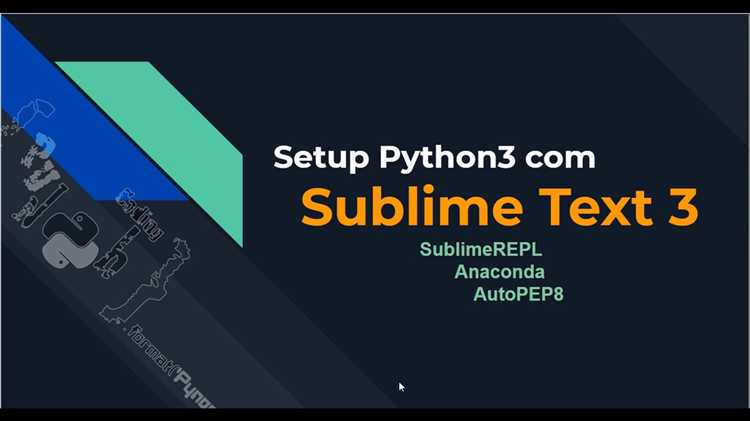 Как добавить python в sublime text 3